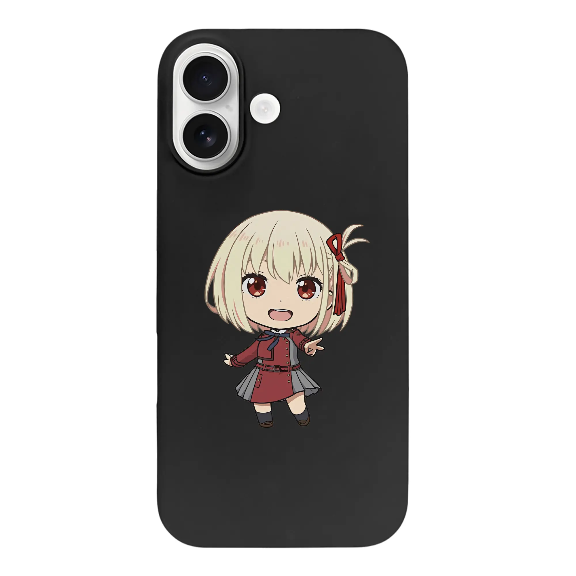 リコリス・リコイル グッズ,錦木千束 - iPhone 17 シリーズ シリコンケース 薄型 耐衝撃 指紋防止 ソフトタッチカバー 精密フィット 傷防止 保護ケース iPhone 17/17 Air/17 Pro/17 Pro Max 対応